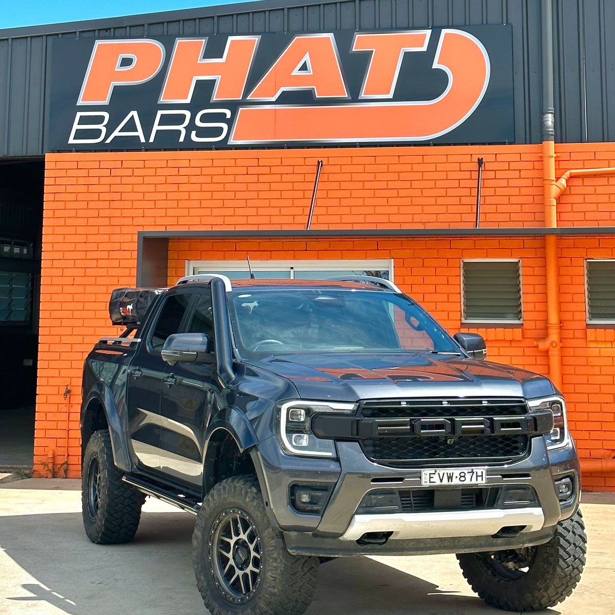 Ford Ranger PY 2023+ ANGLED Rock Sliders / Side Steps - P/C Ally Check ...