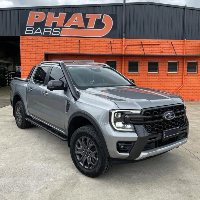 Ford Ranger Py Model Ford Ranger PY 2023+ FLAT Rock Sliders / Side steps - P/C Ally Checker ...