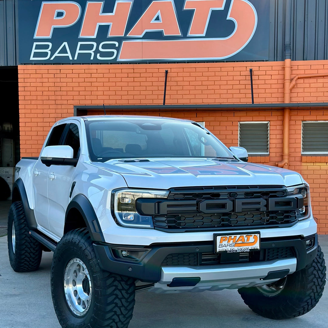 Ford Ranger Raptor 2023+ Angled Sliders – PHAT Bars